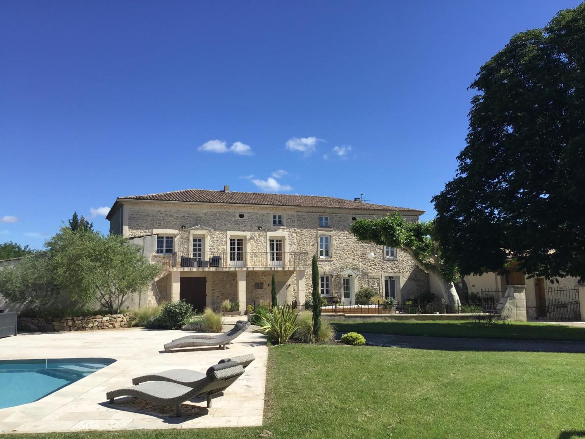 Вілла Domaine Chamarel Saint-Paulet-de-Caisson Екстер'єр фото