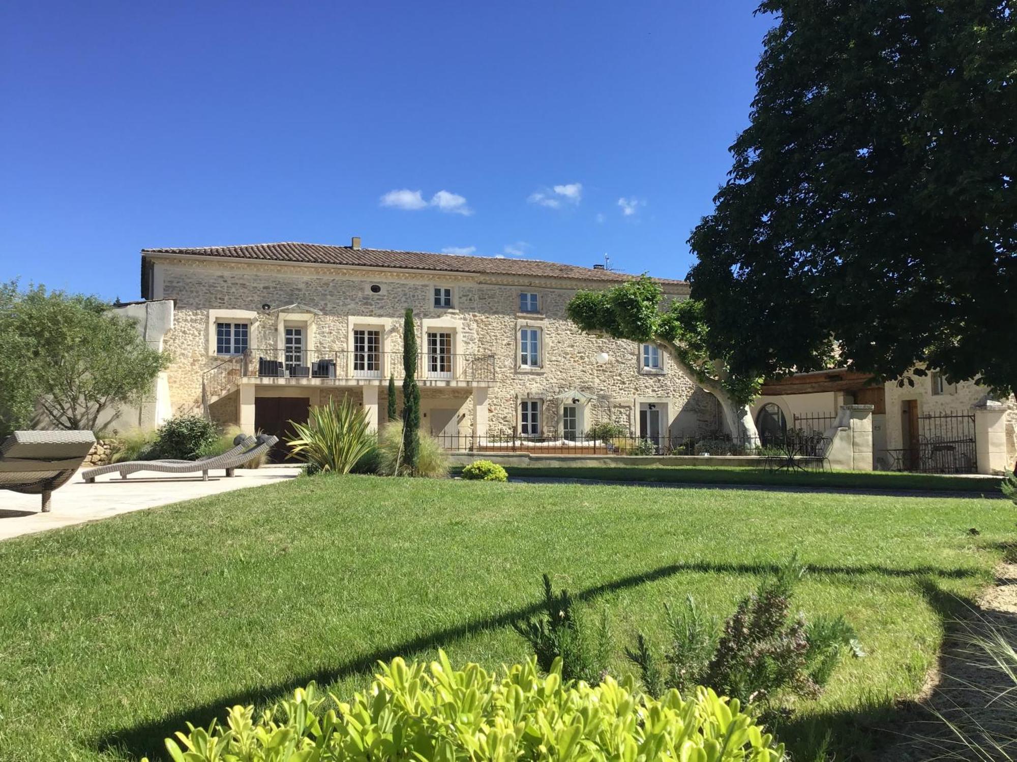 Вілла Domaine Chamarel Saint-Paulet-de-Caisson Екстер'єр фото